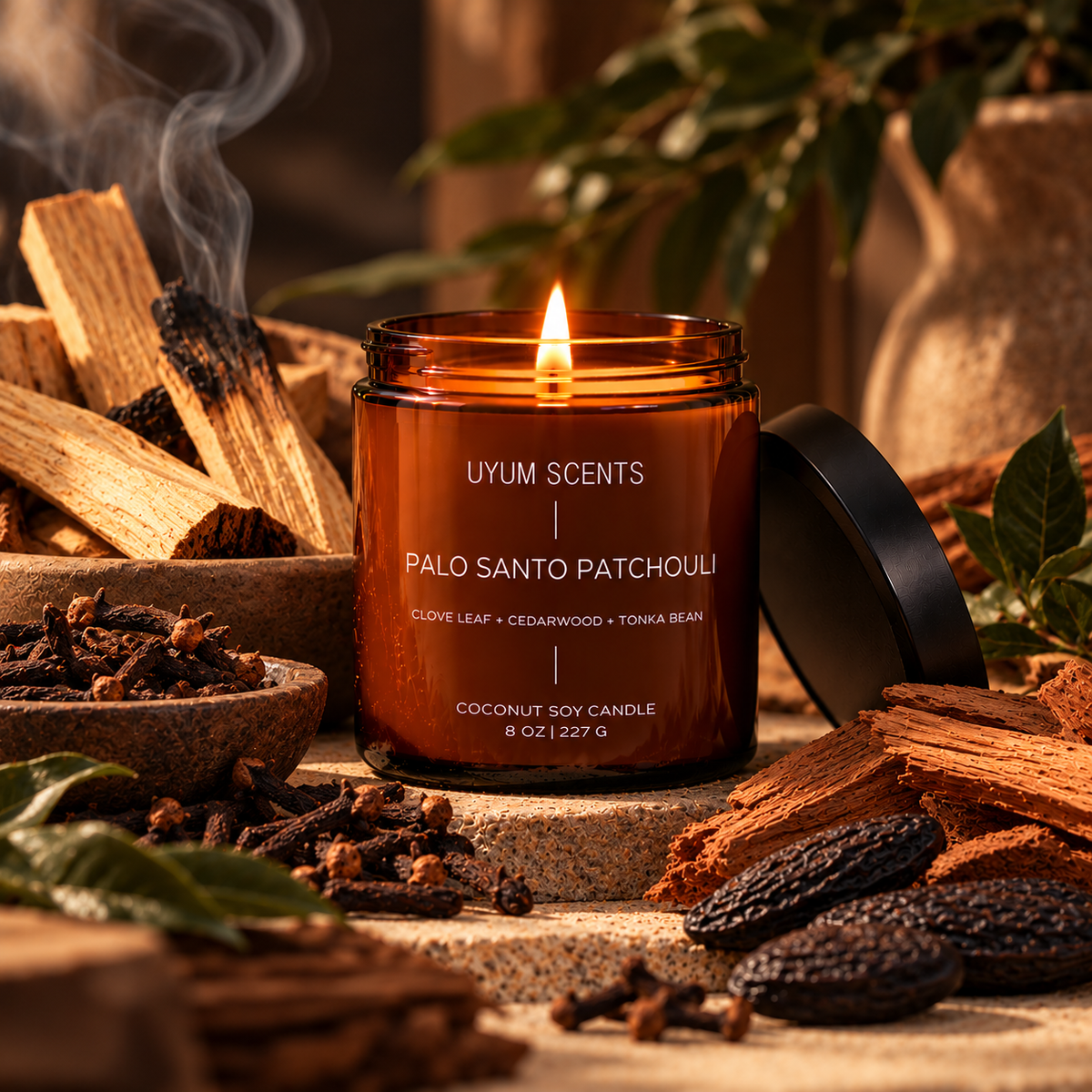 Palo Santo Patchouli | Coconut Soy Candle