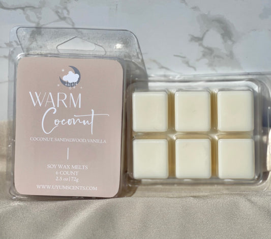 Warm Coconut Wax Melts