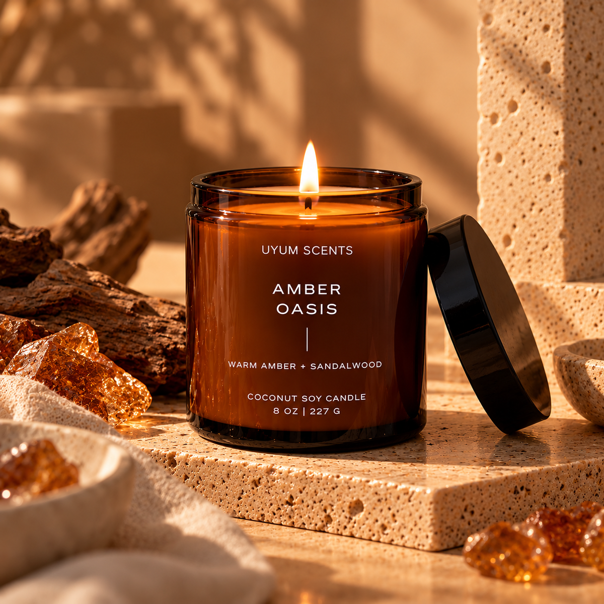Amber Oasis | Coconut Soy Candle