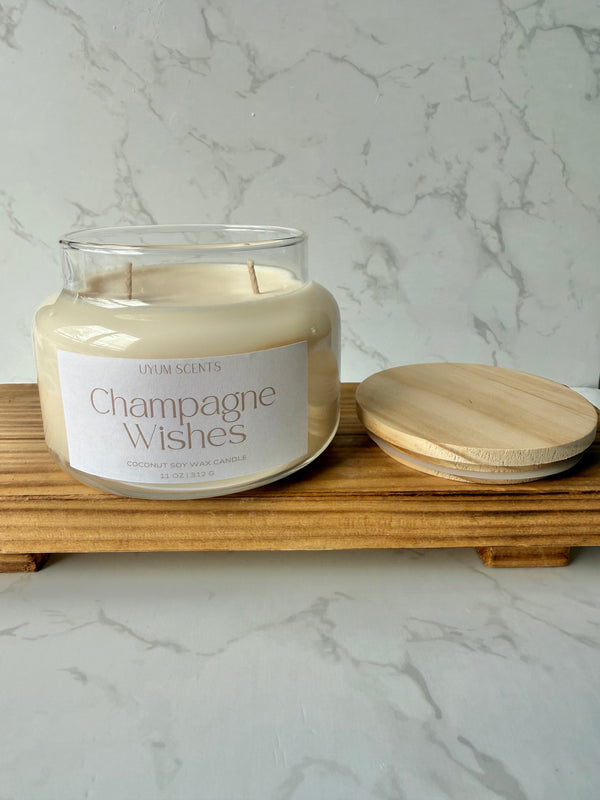 Champagne Wishes 11 oz Candle