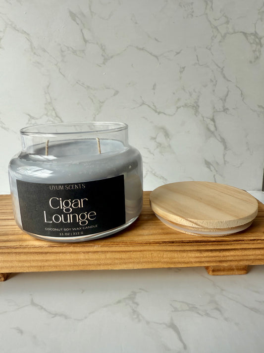Cigar Lounge 11 oz Candle