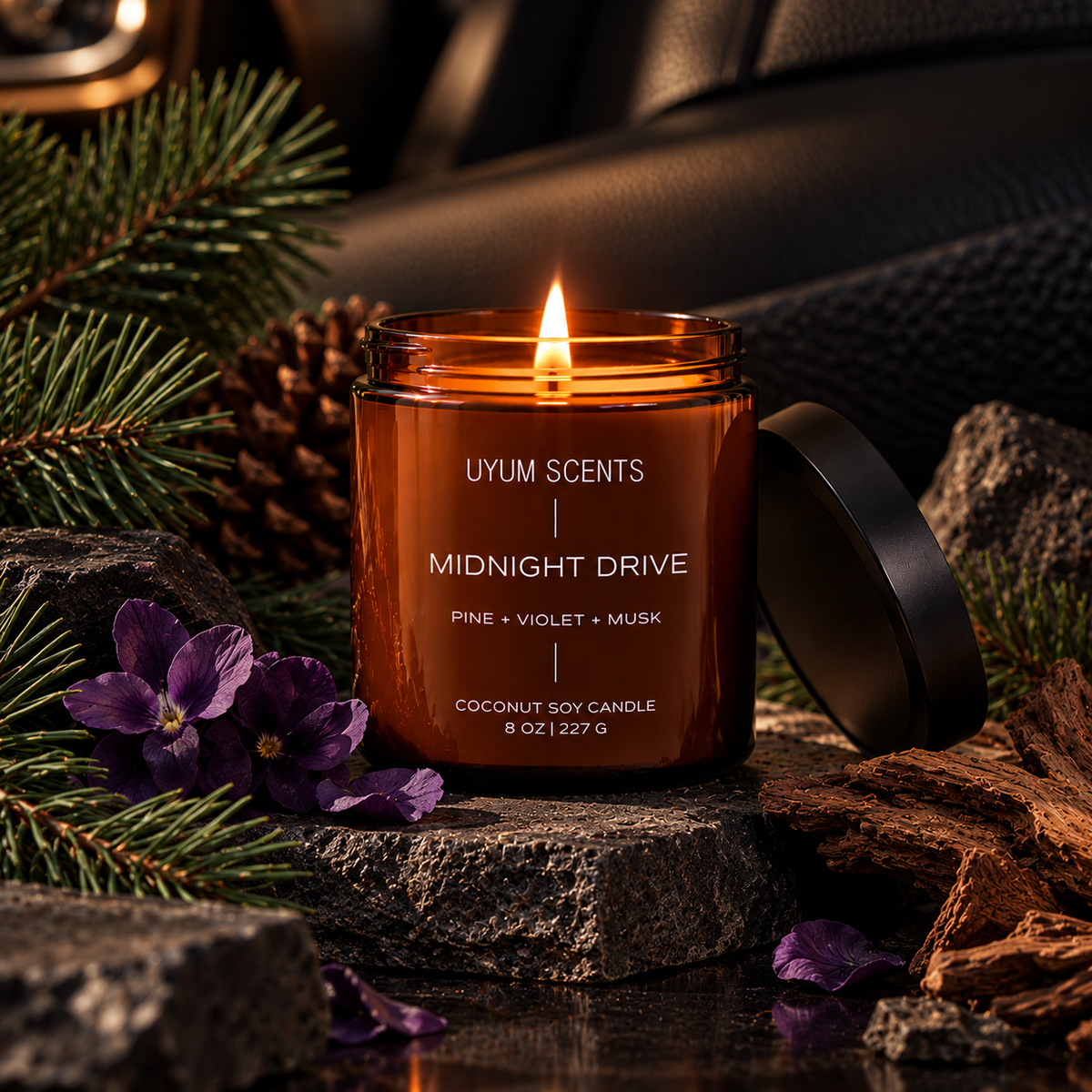 Midnight Drive | Coconut Soy Candle