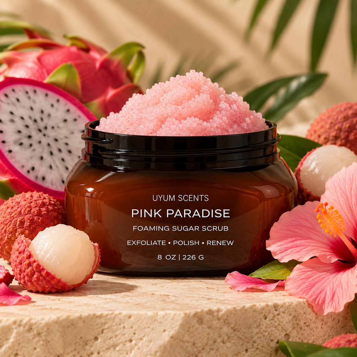 Pink Paradise Foaming Sugar Scrub