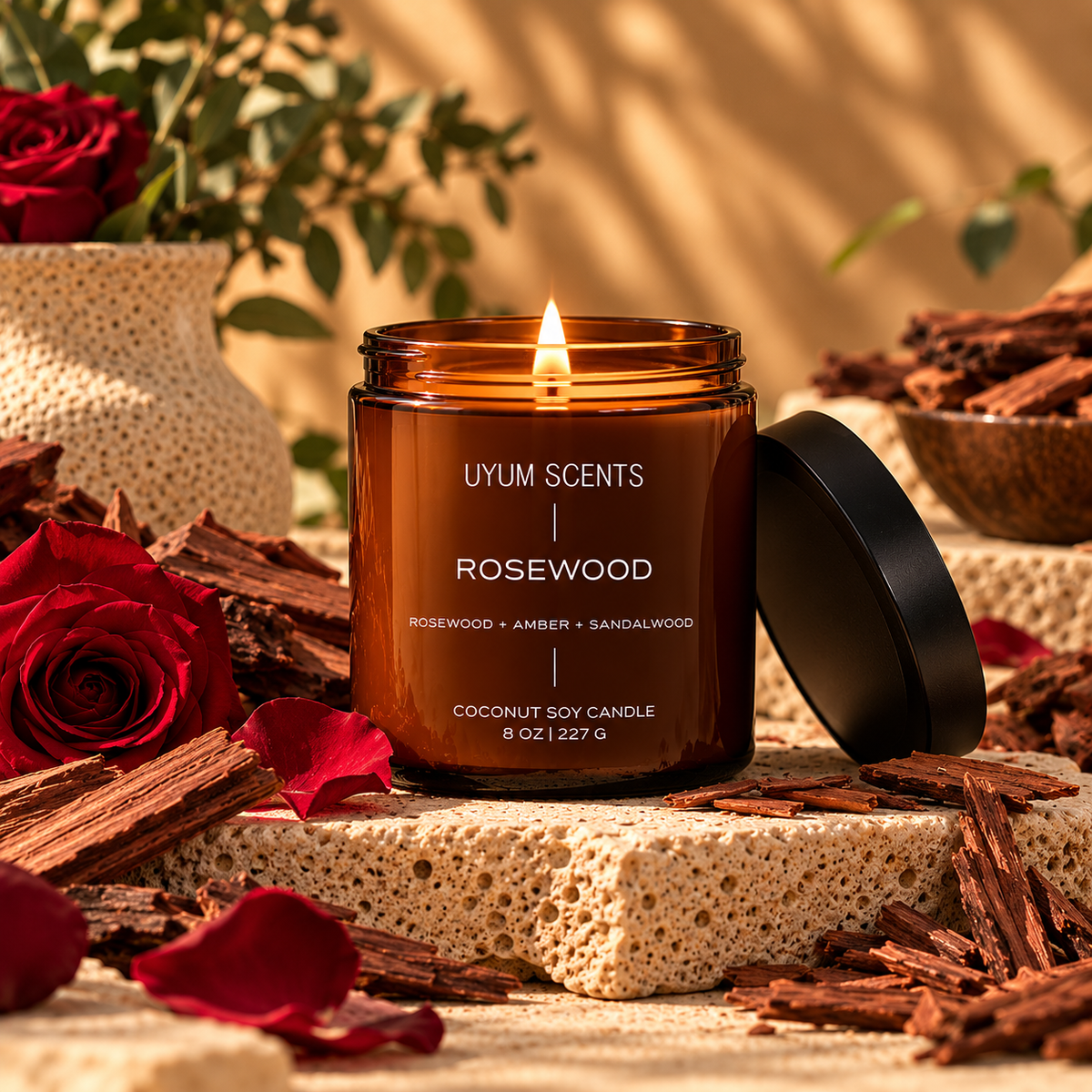 Rosewood | Coconut Soy Candle