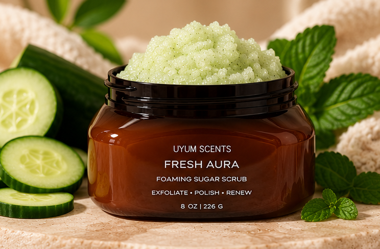 Fresh Aura Foaming Sugar Scrub